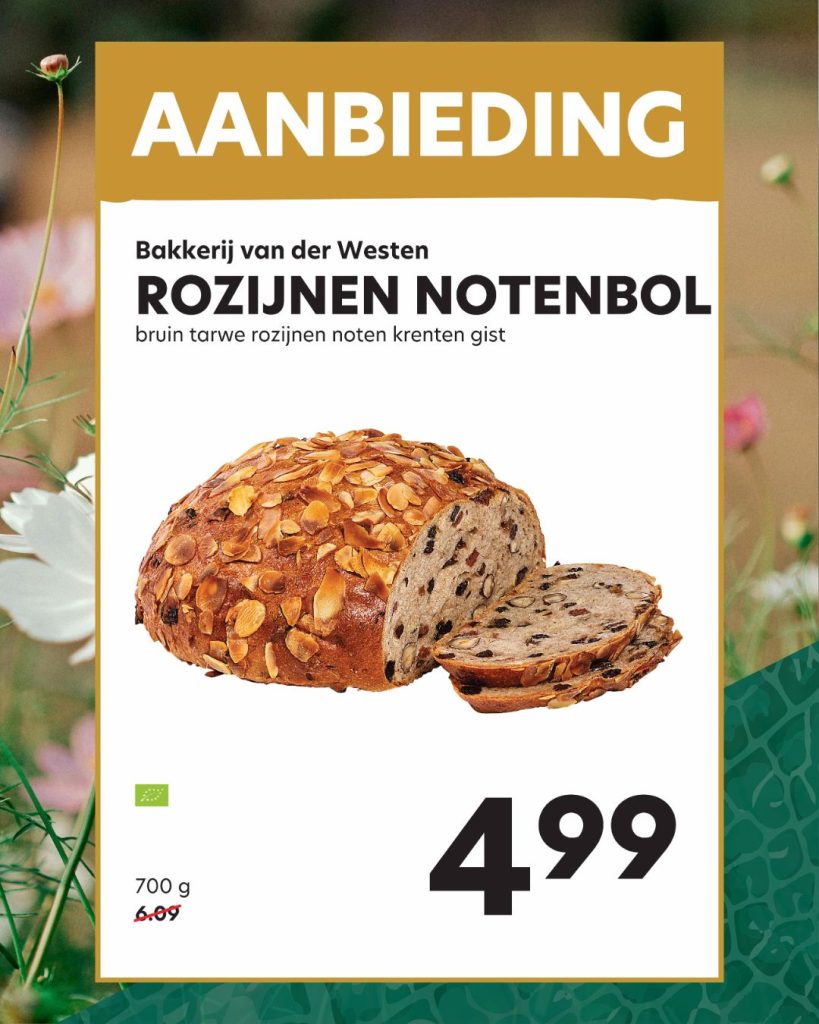 Rozijnen notenbol