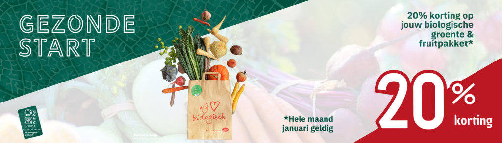 Gezonde start 20% korting op je groente & fruittas