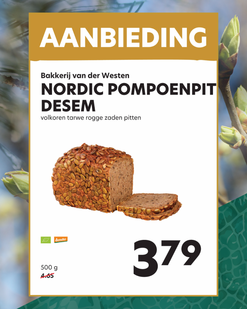 nordic pompoenbrood desem