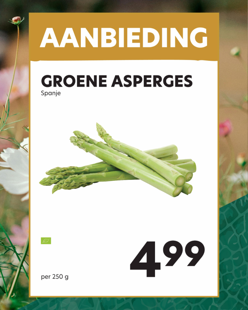 Groene asperges