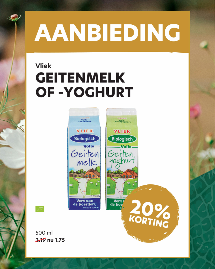 Geitenmelk- of yoghurt