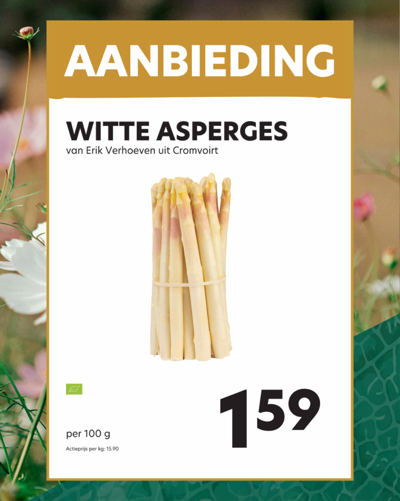 Witte asperges